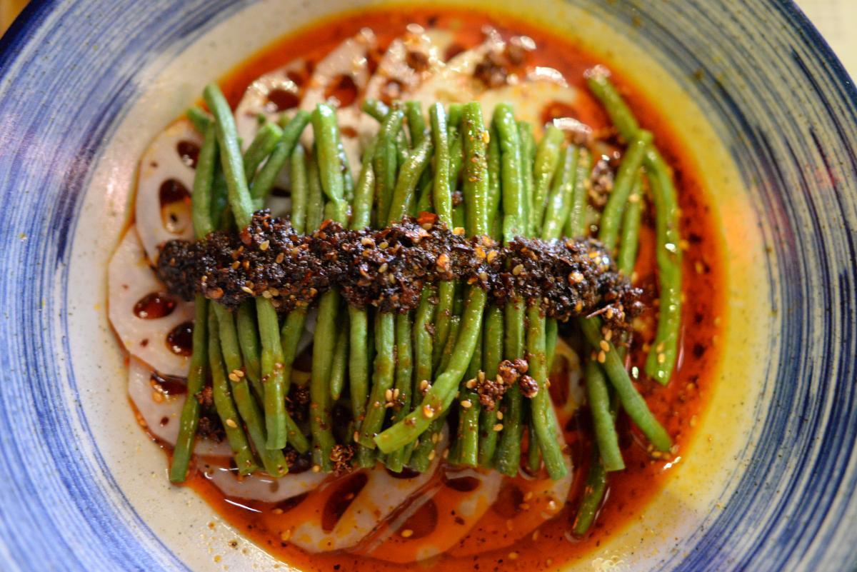 いんげんとレンコンの辛味あえ | 北京